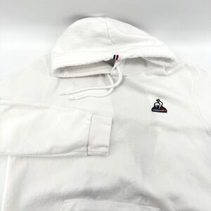 Lecoq SPORTIF Hoodie Women Size‎ Small White Logo
